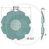 Disk Ozubený 510 x 5 mm, Väderstad / AM076