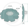 Disk Ozubený  460 x 5mm, LEMKEN / AM081 Heliodor 8 Heliodor 9 Heliodor 12 Compact-Solitair 9
