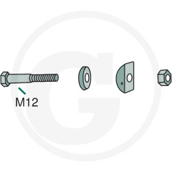 držiak pružiny pre potinger, deutz-fahr,  52506581529