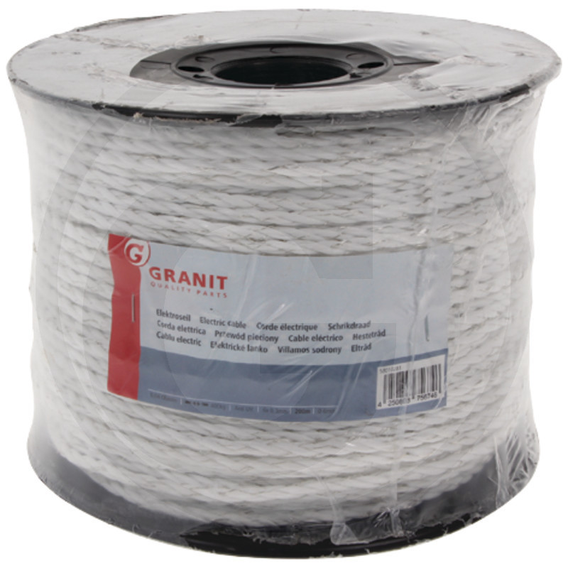 Elektrické ohradníkové lano 6 mm 200 m GRANIT 58010281