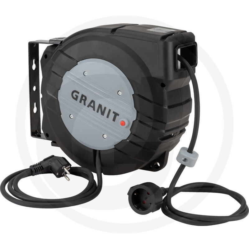 Predlžovačka elektrická GRANIT BLACK EDITION – automatický káblový navijak 15 m