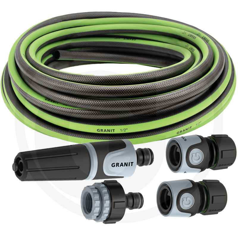 GRANIT BLACK EDITION Záhradná hadica 20 M 1/2" Granit PROFI vysoká životnosť