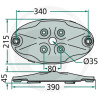 Žacia lišta pre KUHN GMD 400 / 500 / 600 / 700, FC 240P / 280P / 280F – 64756807200F