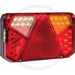 Zadné LED svietidlo so smerovkou a brzdovým svetlom – IP68