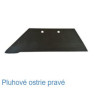 Pluhové ostrie (lemeš) pravý na pluh Privat, Privat Roto, PH1 – oteruvzdorná oceľ, 4043018