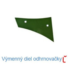 Výmenný diel ľavý na pluh Privat, Privat Roto – oteruvzdorná oceľ, 4040172