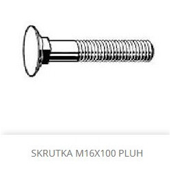 Skrutka do hlavy pluhu PHX, Privat, Privat Roto – M16×110