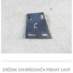 Držiak zahrňovača ľavý na pluh Privat, Privat Roto – 1540211 (česká výroba)