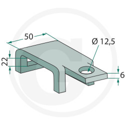 Držiak kultivačného pera 23532 / RS2977Z